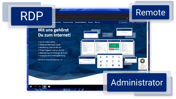 RDP - Remote - Administrator (Illustration)